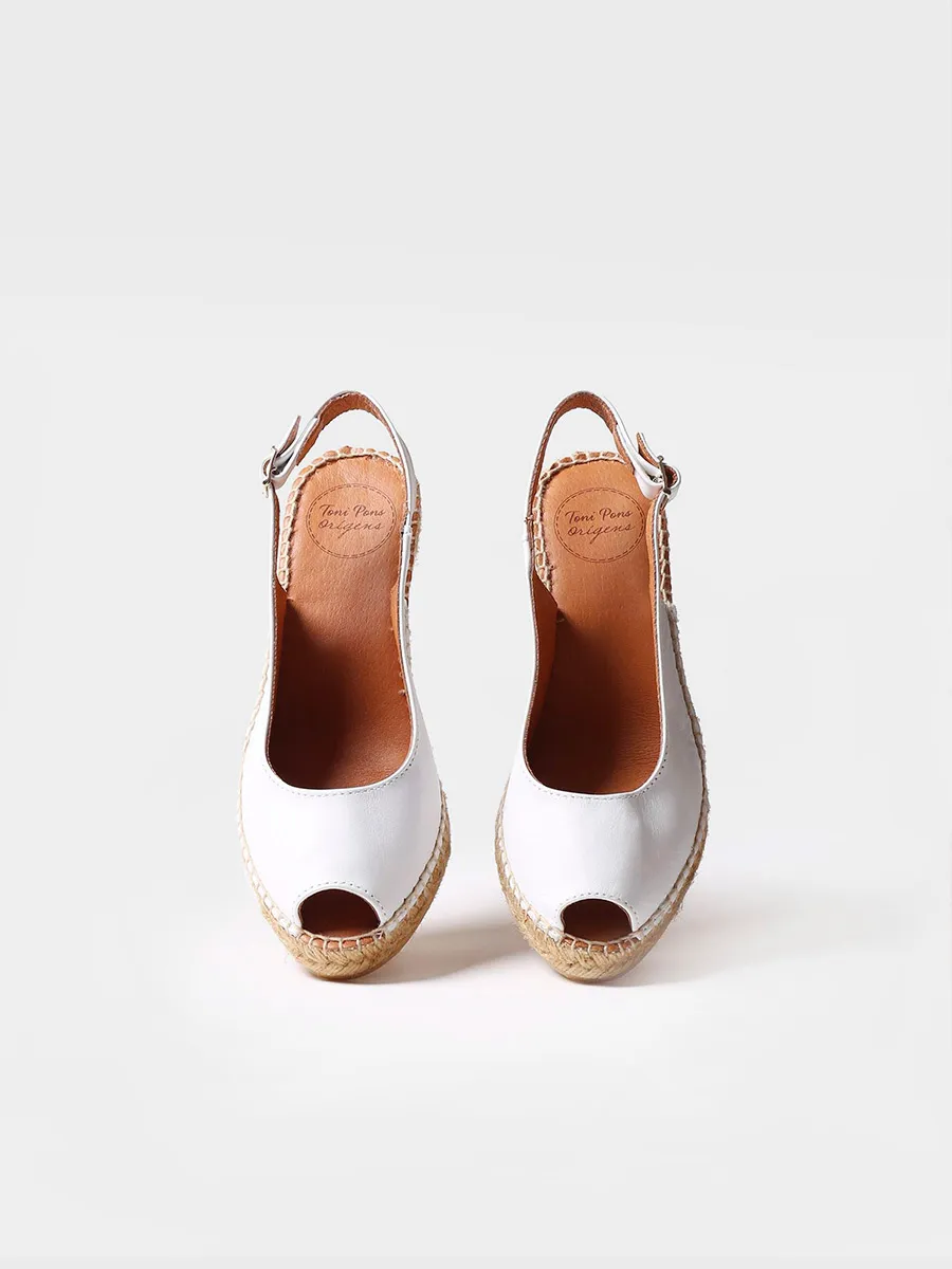 Alpargata de cuña estilo peep toe | CROACIA - Image 3