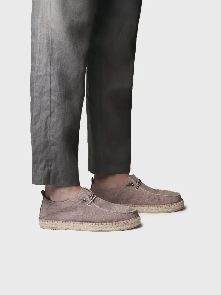 Alpargata de hombre en tejido con cordones | ODIN - Image 4