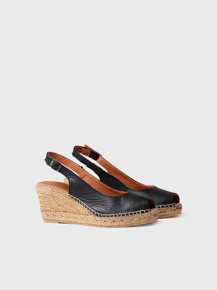 Alpargata de cuña estilo peep toe | CROACIA - Image 2