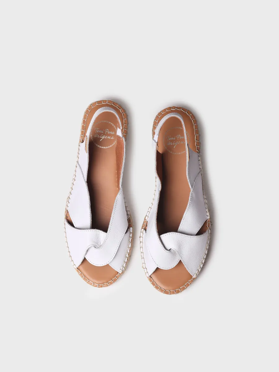 Alpargata para mujer en piel | ENOLA-P - Image 3