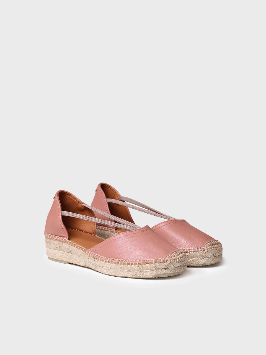 Alpargata de piel para mujer con tiras | ERLA-P - Image 2