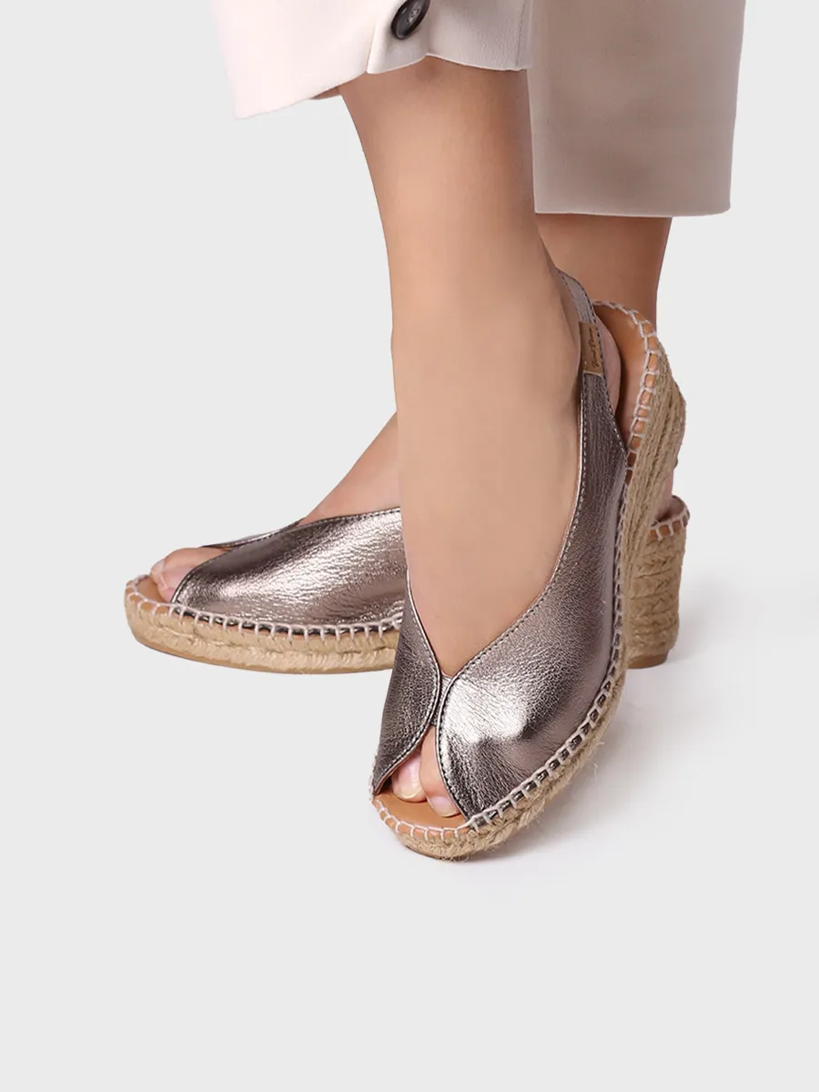Alpargata de cuña estilo peep toe | LAILA-P - Image 4