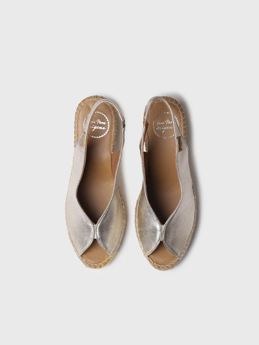 Alpargata de cuña estilo peep toe | LAILA-P - Image 3