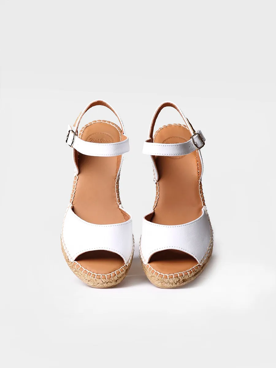 Alpargata de cuña para mujer en piel | SIA-P - Image 3
