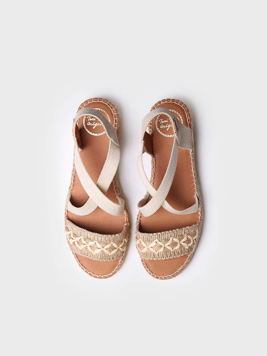 Sandalia de cuña de yute para mujer | SUSA-BN - Image 3