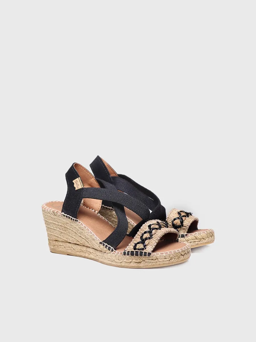 Sandalia de cuña de yute para mujer | SUSA-BN - Image 2