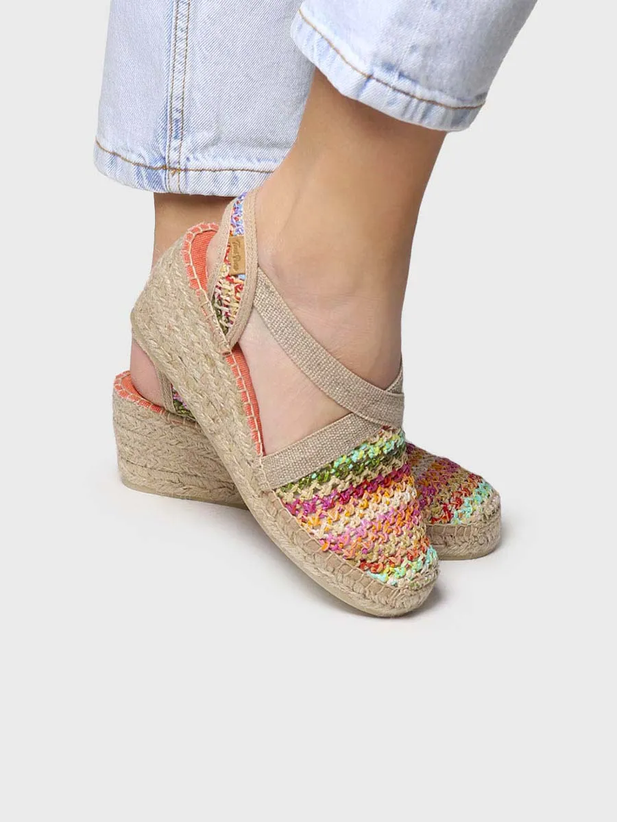 Alpargata vegana en rafia multicolor | TERRA-NZ - Image 5