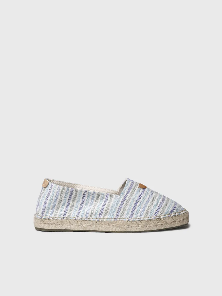 Alpargatas planas unisex a rayas | BLANES-RN