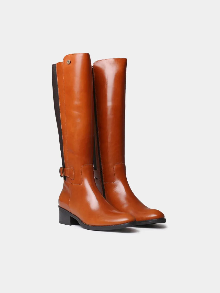 Bota alta para mujer en piel  | TACOMA-P - Image 2