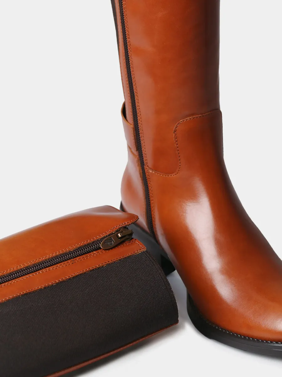 Bota alta para mujer en piel  | TACOMA-P - Image 3