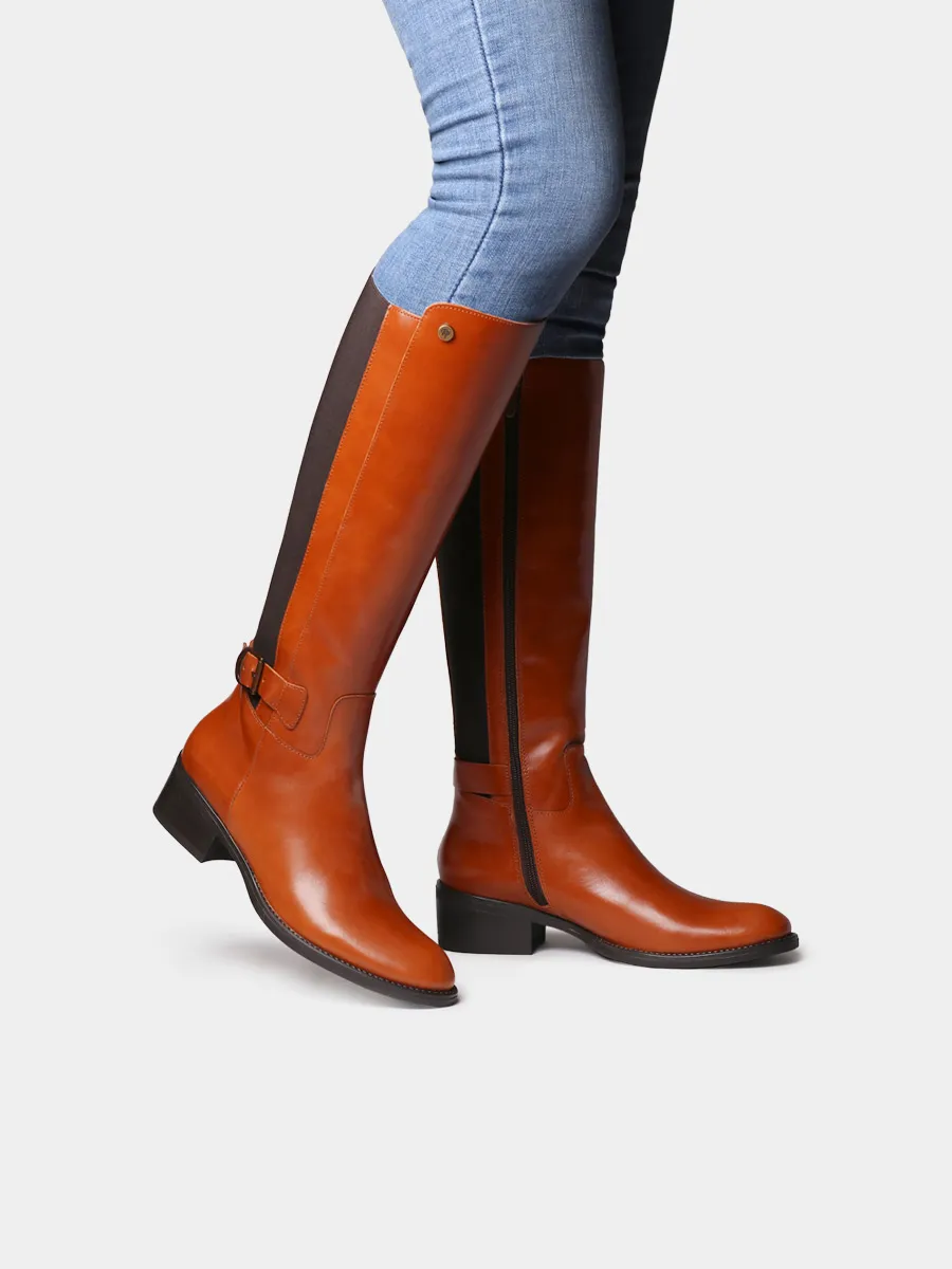 Bota alta para mujer en piel  | TACOMA-P - Image 4