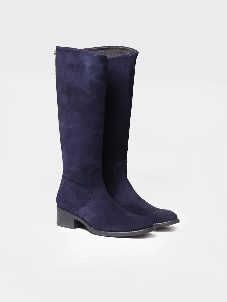 Bota alta para mujer en serraje | TIROL-SY - Image 2