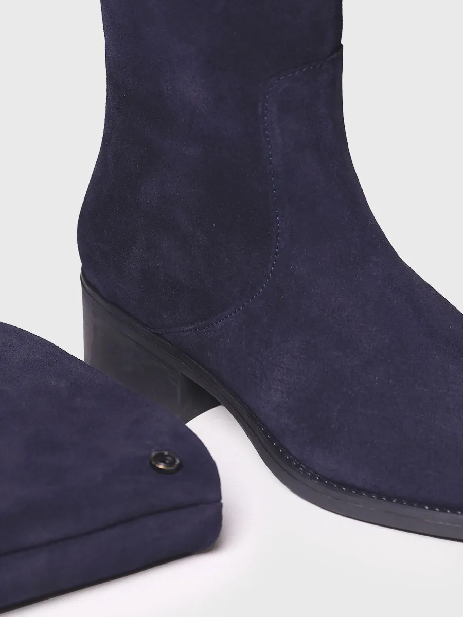 Bota alta para mujer en serraje | TIROL-SY - Image 3