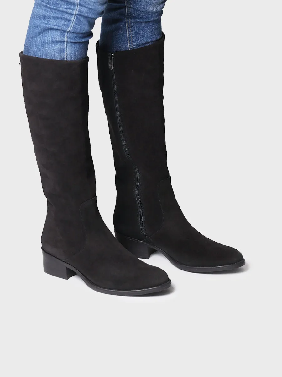Bota alta para mujer en serraje | TIROL-SY - Image 4