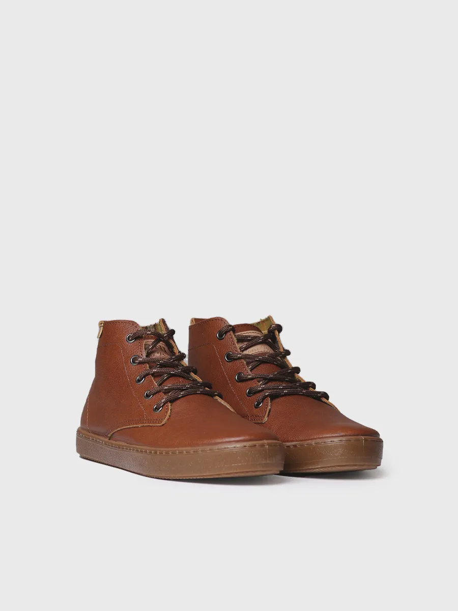 Botines con cordones para hombre en piel | DALTON-PO - Image 3
