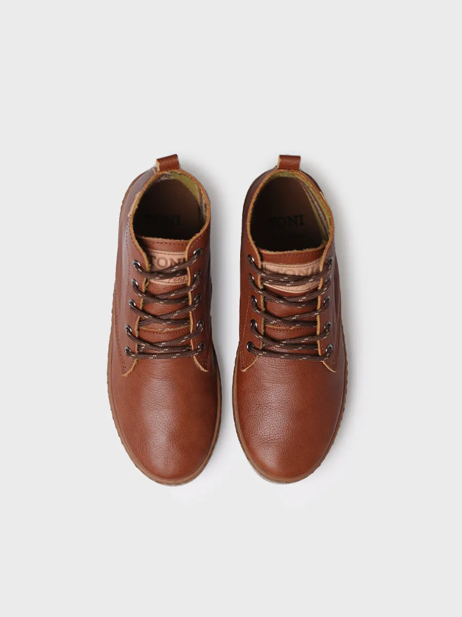 Botines con cordones para hombre en piel | DALTON-PO - Image 4