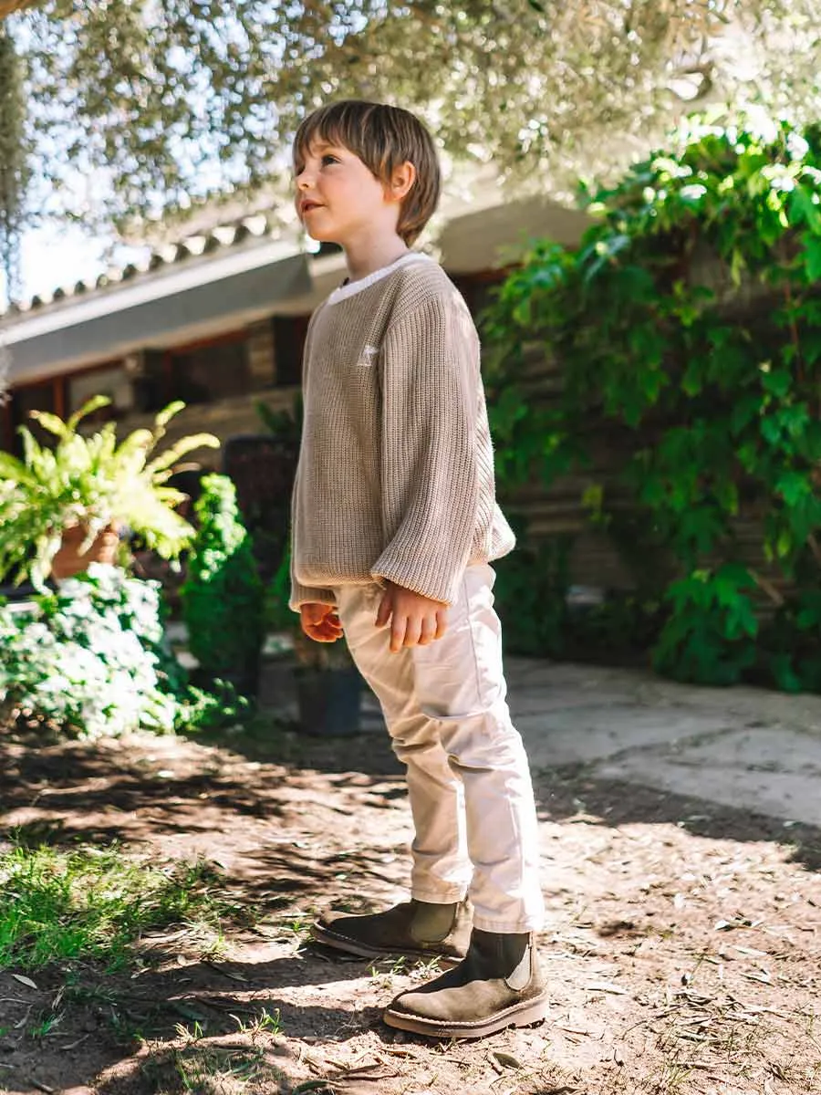 Botín Chelsea para niños en serraje | CORA-SY - Image 5