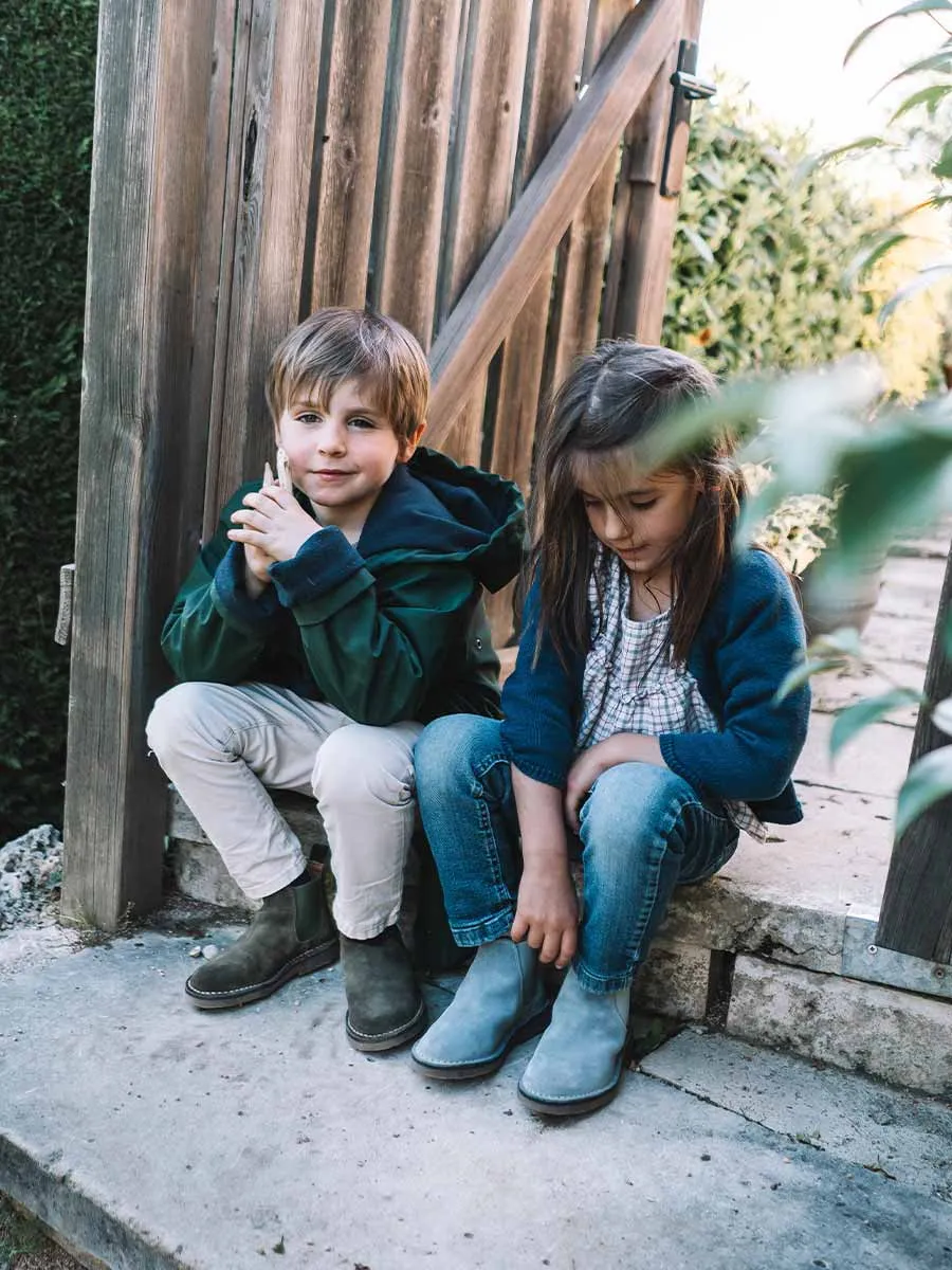 Botín Chelsea para niños en serraje | CORA-SY - Image 6