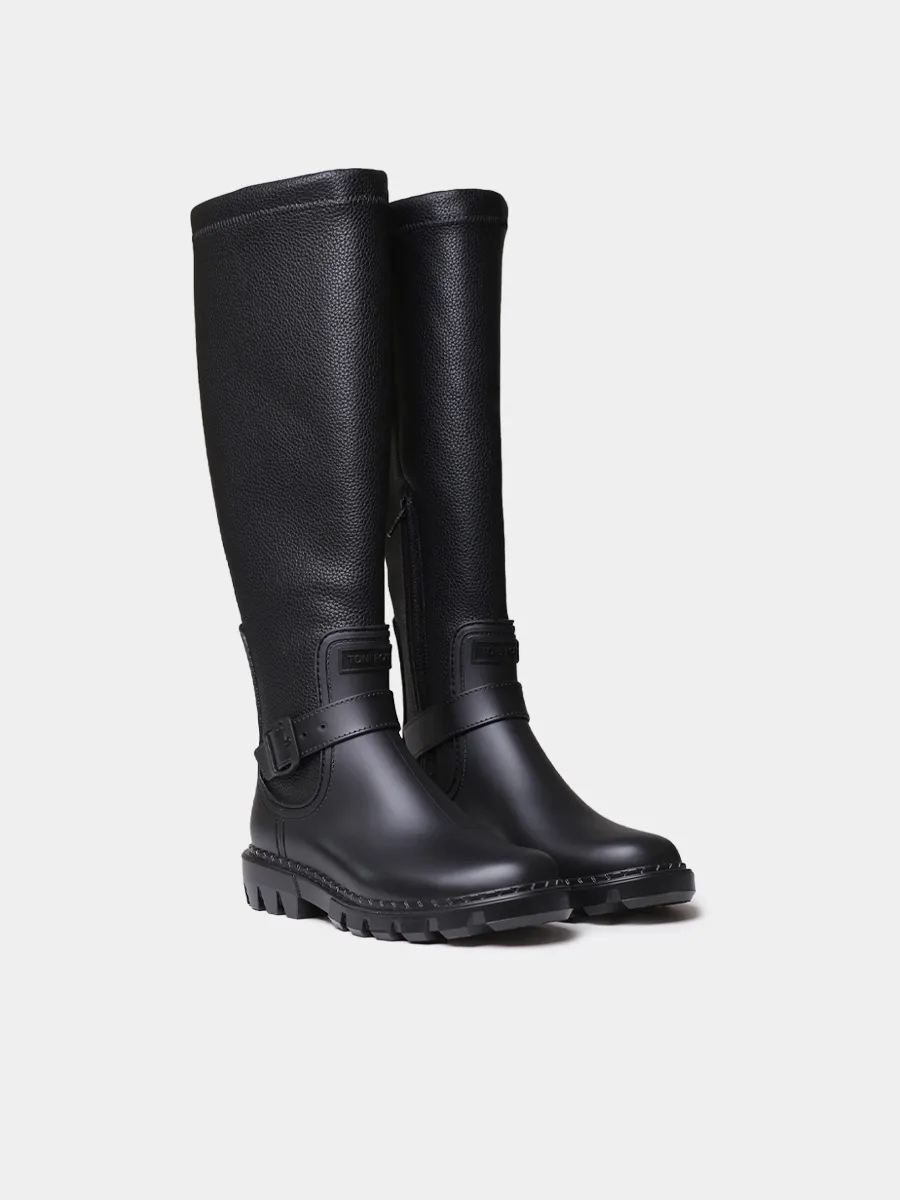 Bota impermeable para mujer con cremallera y hebilla | CABRERA - Image 2