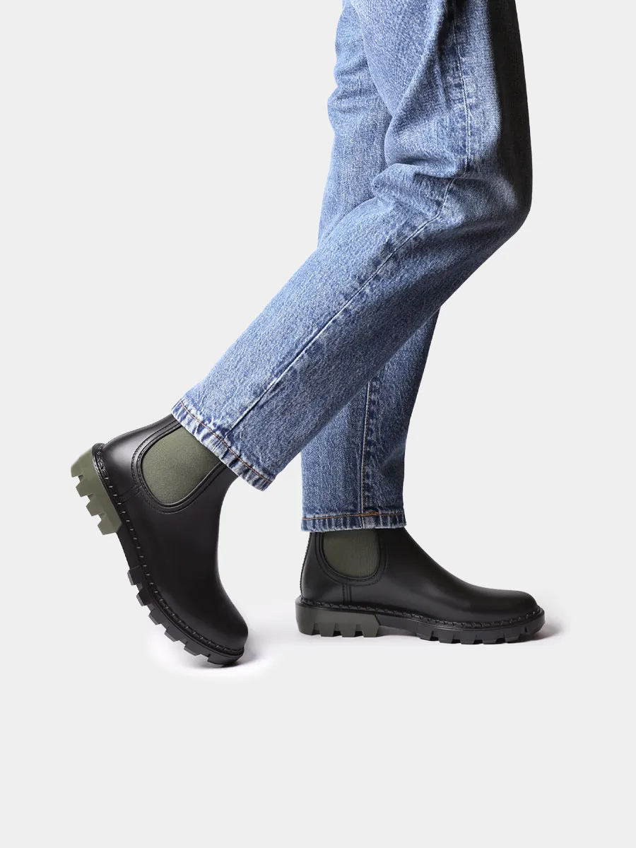 Botines de lluvia para mujer con gomas en contraste | CAEN - Image 5