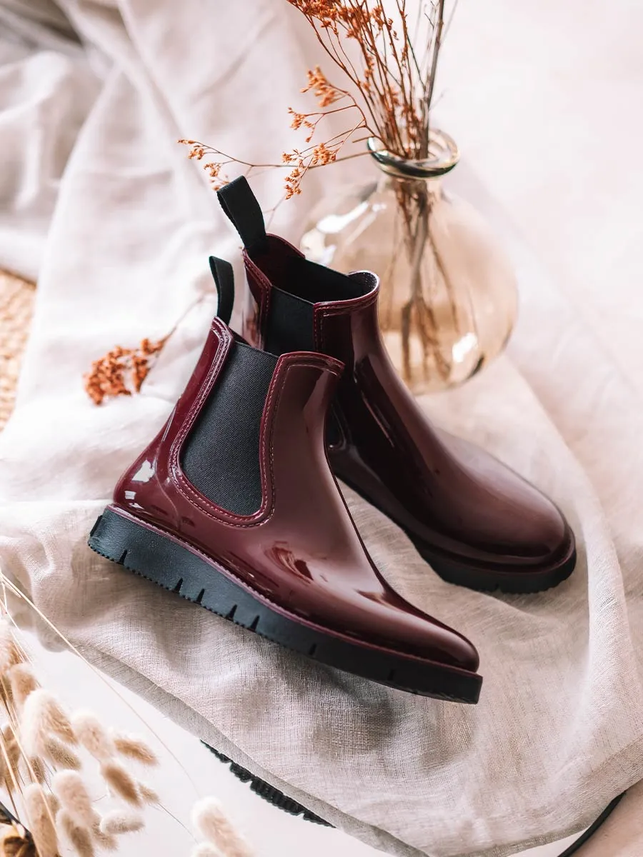 Botines de agua para mujer en goma brillante  | COLORADO