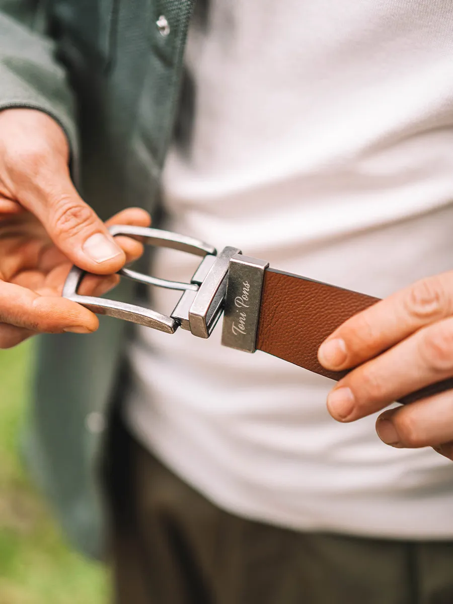 Cinturón de piel para hombre | ESTANIS