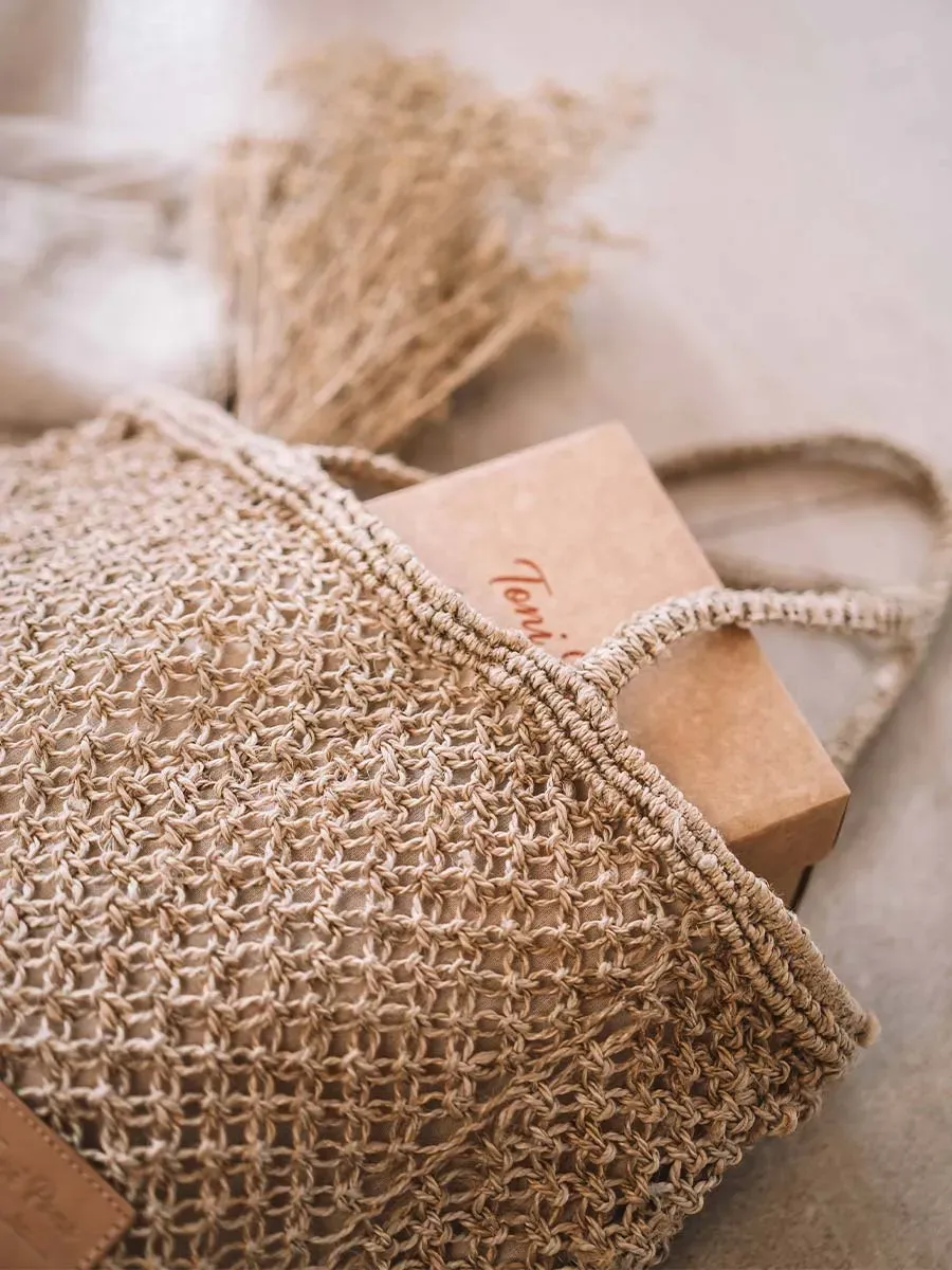 Bolso shopper de mujer en trenza de yute | GANGES - Image 5