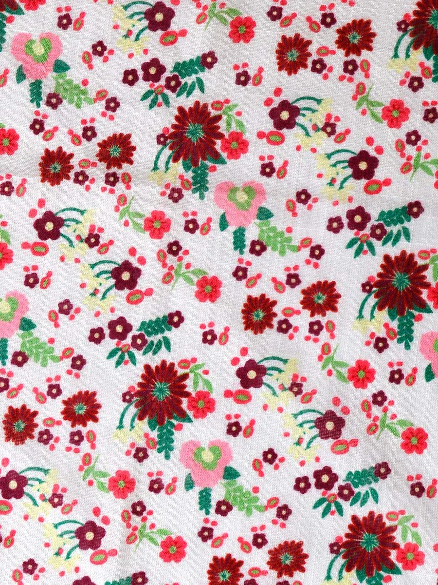 Fular de algodón estampado multicolor | FABIOLA - Image 3