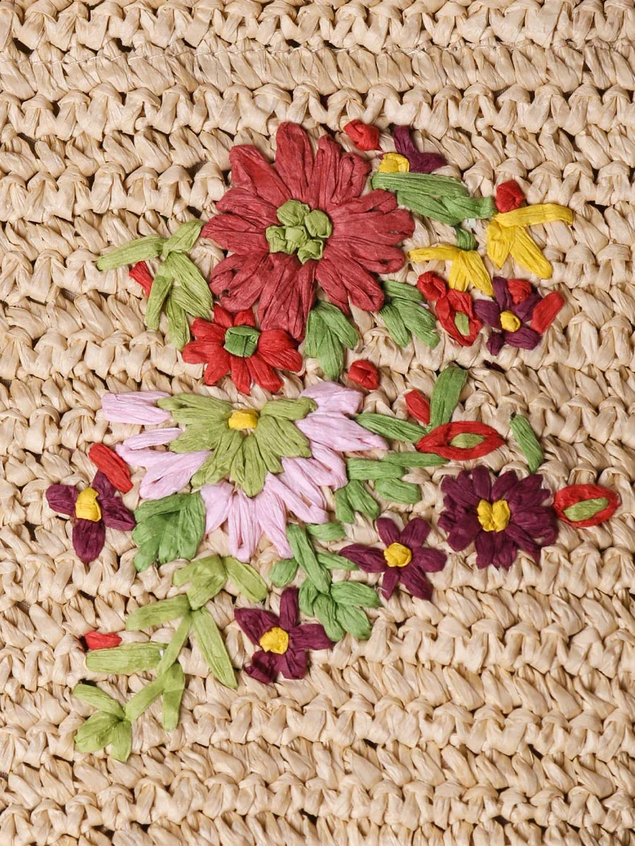 Bolso con bordado floral | FARELLA - Image 3