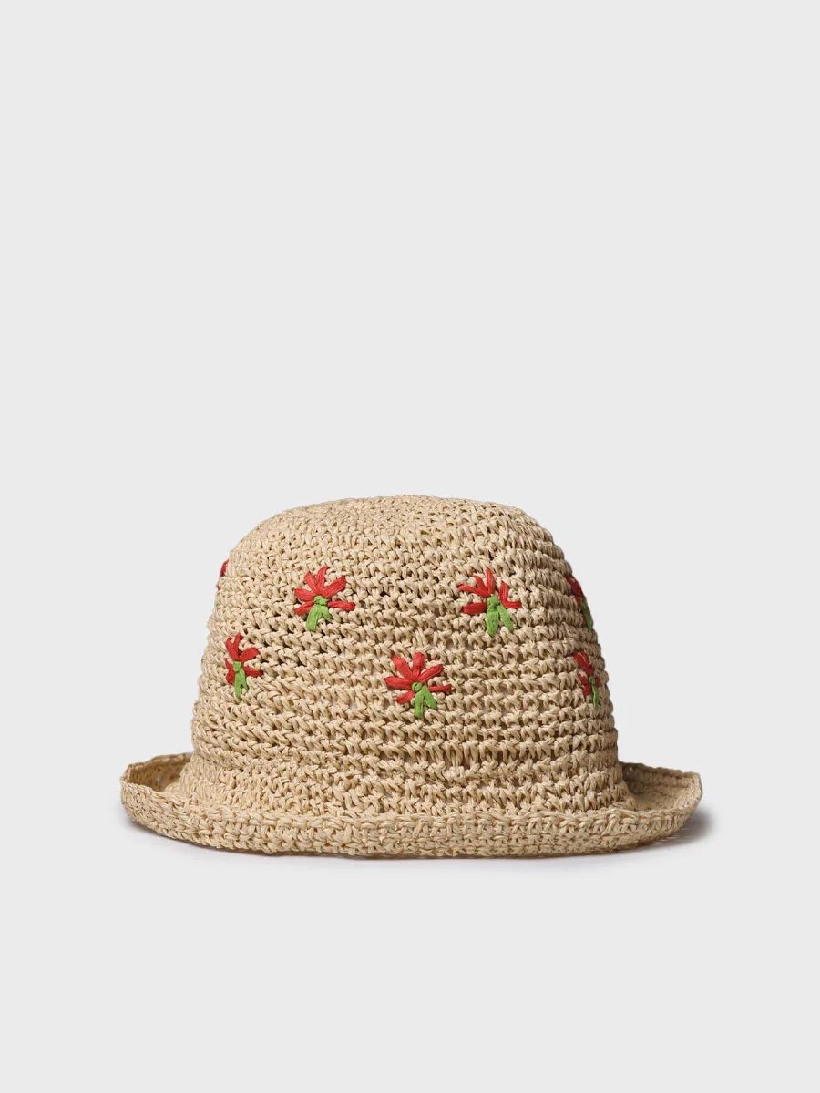 Sombrero bucket con bordado floral | SIRA - Image 2