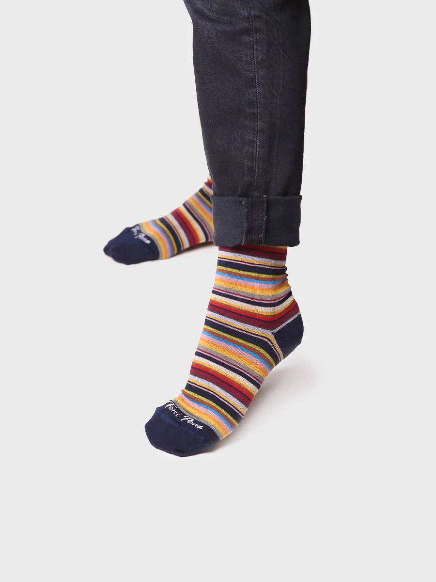 Calcetines unisex en algodón a rayas | QUEL-BR - Image 3
