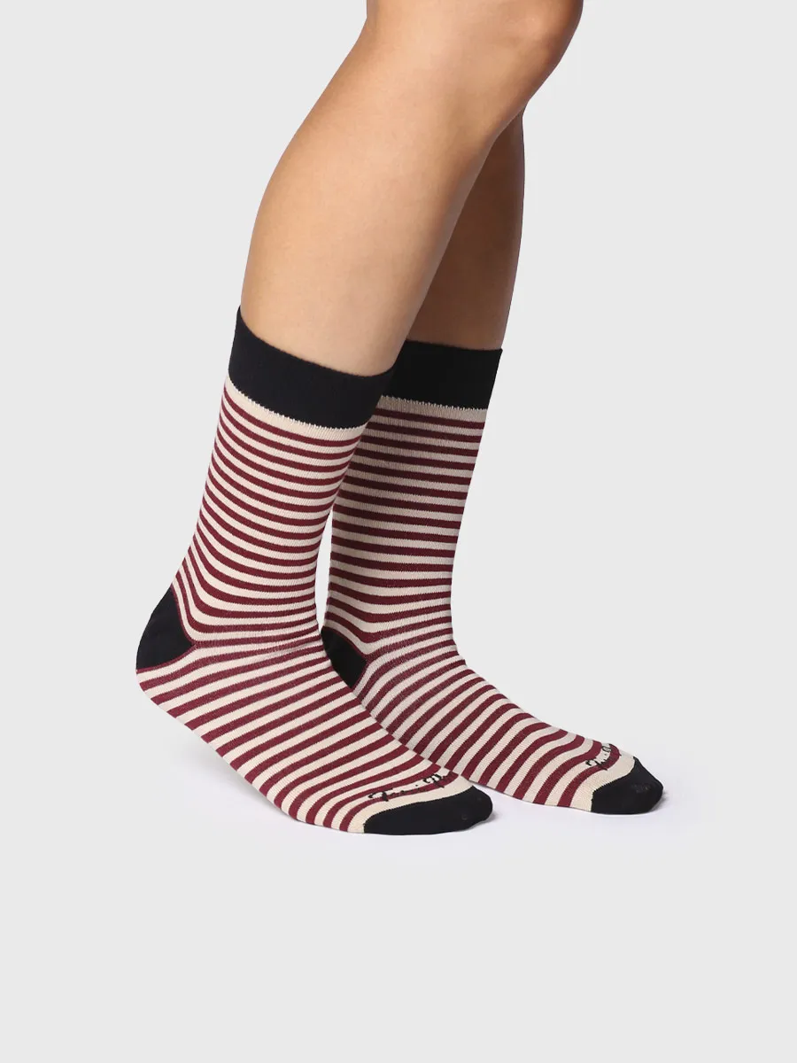Calcetines unisex en algodón a rayas | QUEL-DD - Image 3