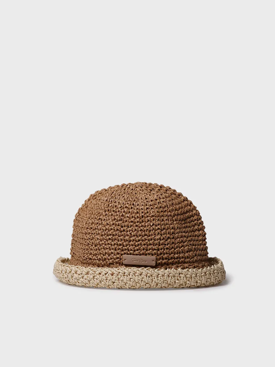 Sombrero vegano en crochet de papel | SANDRA - Image 2