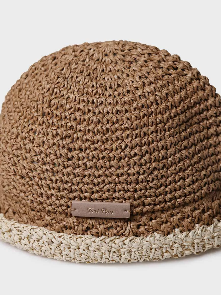 Sombrero vegano en crochet de papel | SANDRA - Image 3
