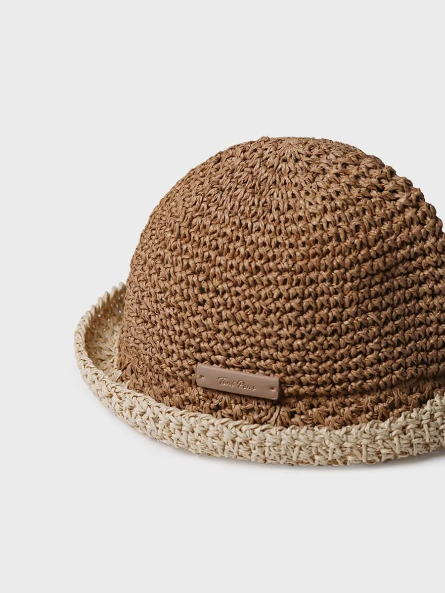 Sombrero vegano en crochet de papel | SANDRA - Image 4