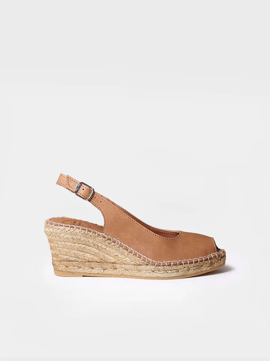 Alpargata de cuña estilo peep toe  | CROACIA
