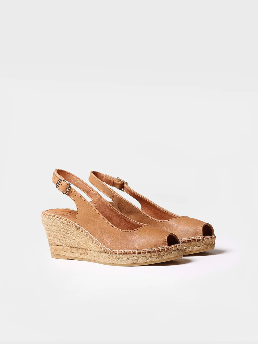 Alpargata de cuña estilo peep toe  | CROACIA - Image 2