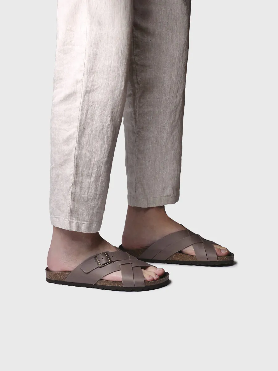 Sandalias de hombre de piel con tiras cruzadas | GALATSI-PE - Image 4