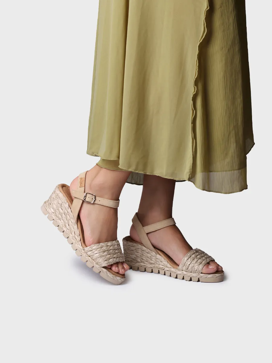 Sandalias de cuña de mujer en yute trenzado | CALMA - Image 4