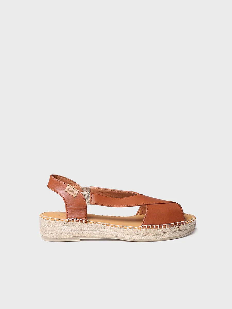 Sandalias de mujer en piel con tiras cruzadas | ELDA-P - Image 2