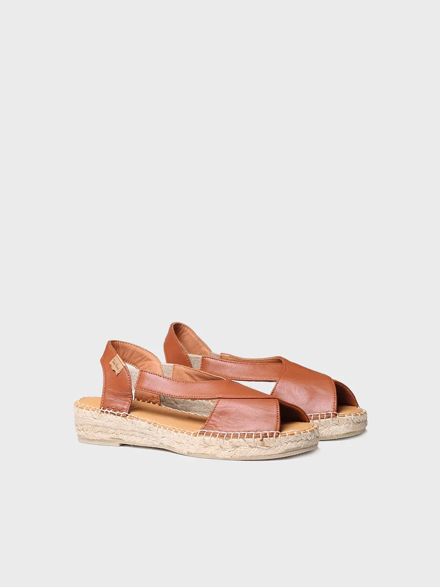 Sandalias de mujer en piel con tiras cruzadas | ELDA-P - Image 3