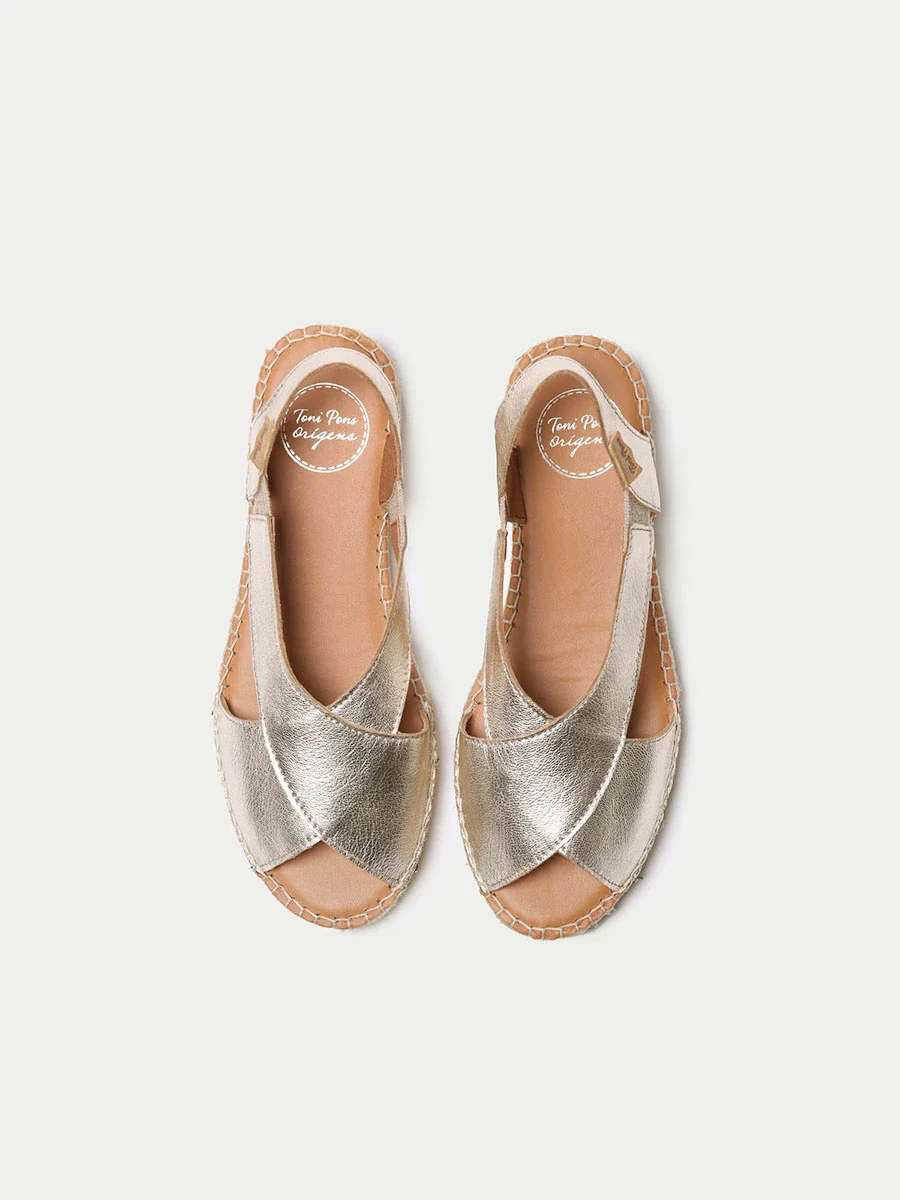 Sandalias de mujer en piel con tiras cruzadas | ELDA-P - Image 3