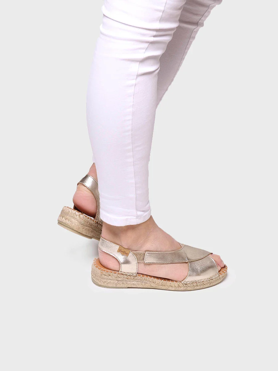 Sandalias de mujer en piel con tiras cruzadas | ELDA-P - Image 4