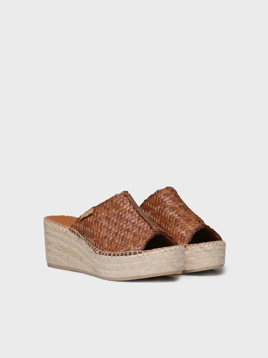 Alpargata de cuña estilo peep toe | ISOLDA - Image 3