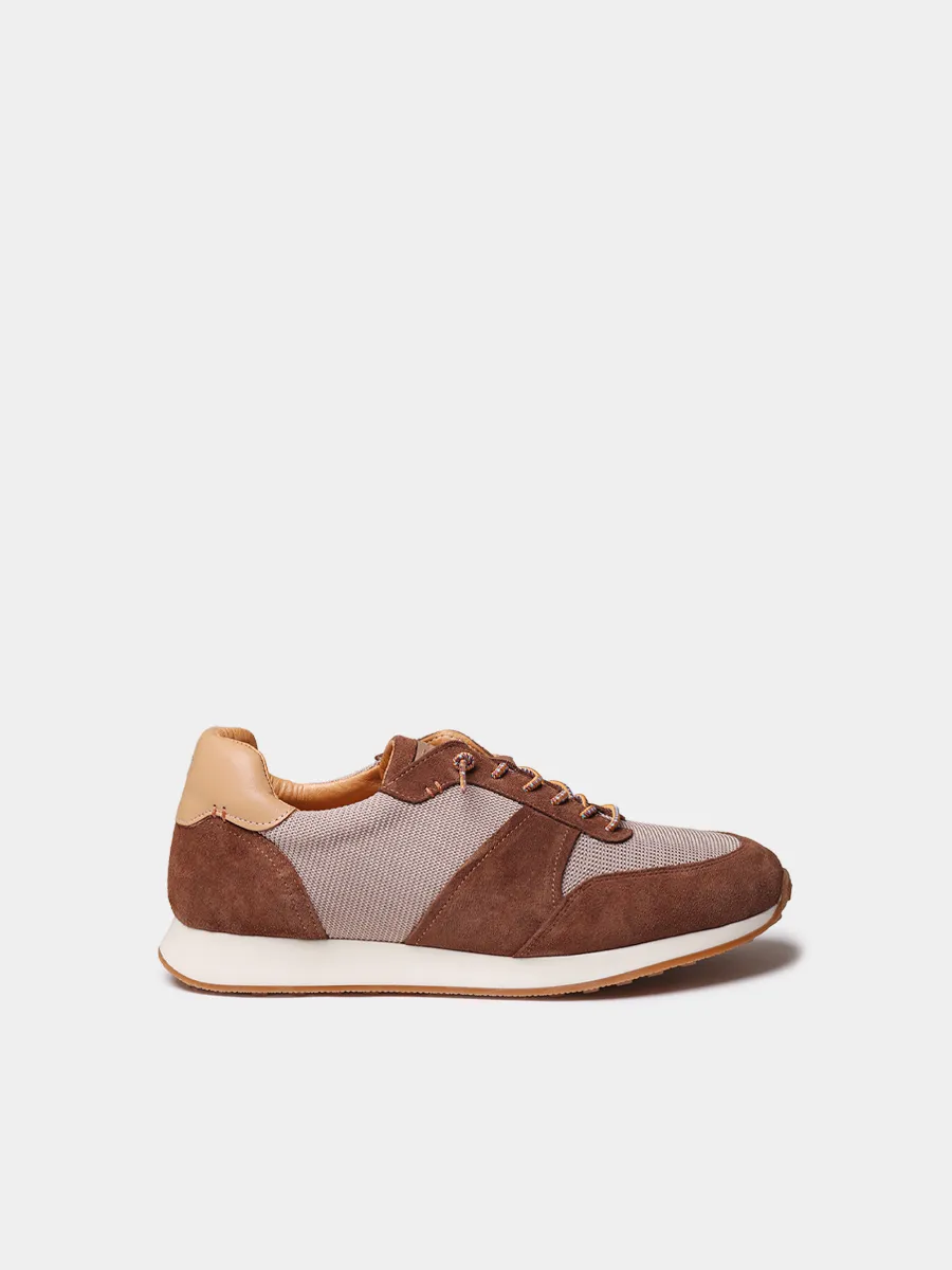 Deportivas con cordones elásticos para hombre en serraje  | DARO - Image 2