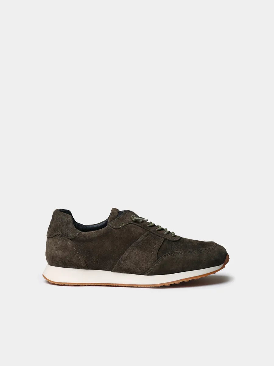 Deportivas con cordones elásticos en serraje para hombre  | DORIAN - Image 2