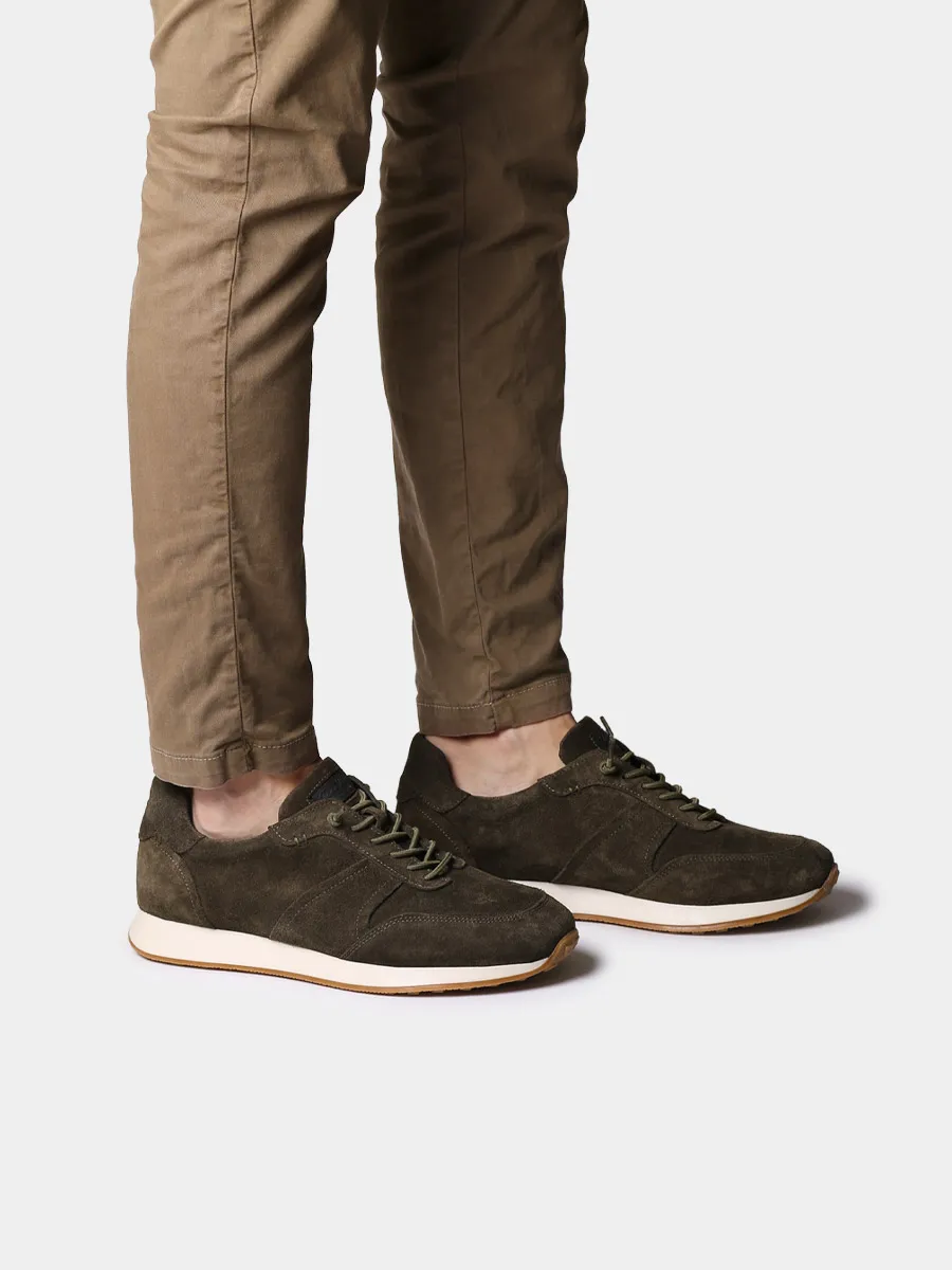 Deportivas con cordones elásticos en serraje para hombre  | DORIAN - Image 5