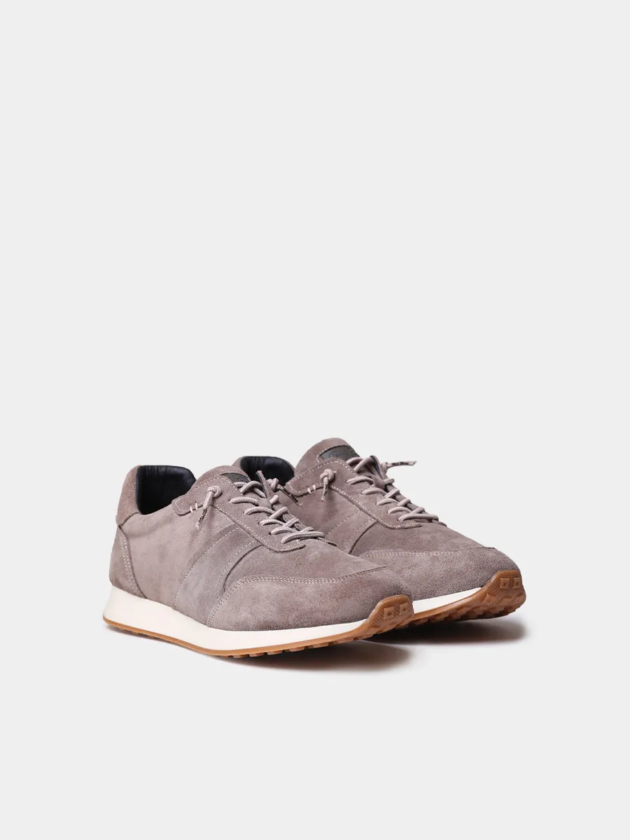 Deportivas con cordones elásticos en serraje para hombre | DORIAN - Image 2
