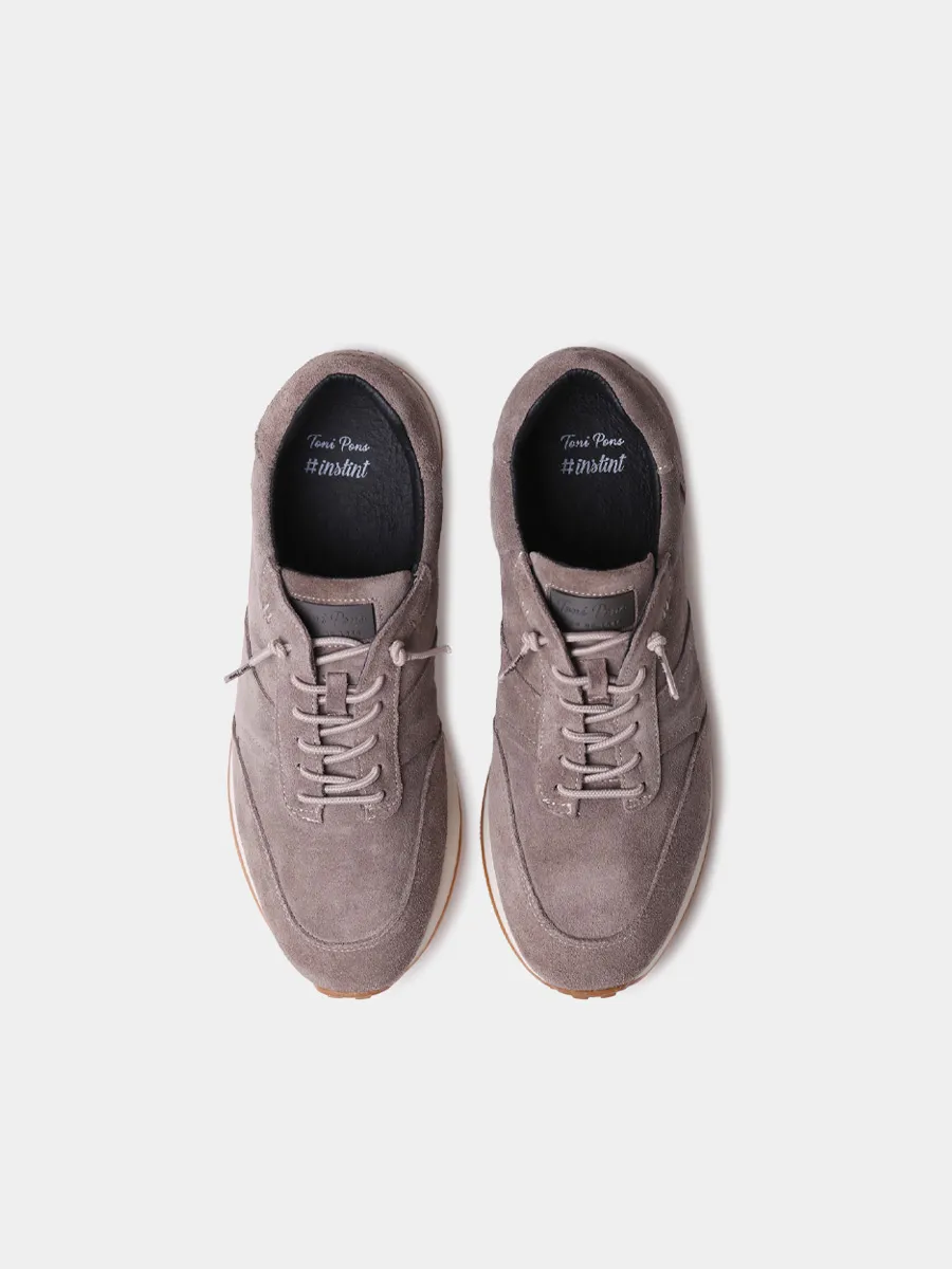 Deportivas con cordones elásticos en serraje para hombre | DORIAN - Image 3