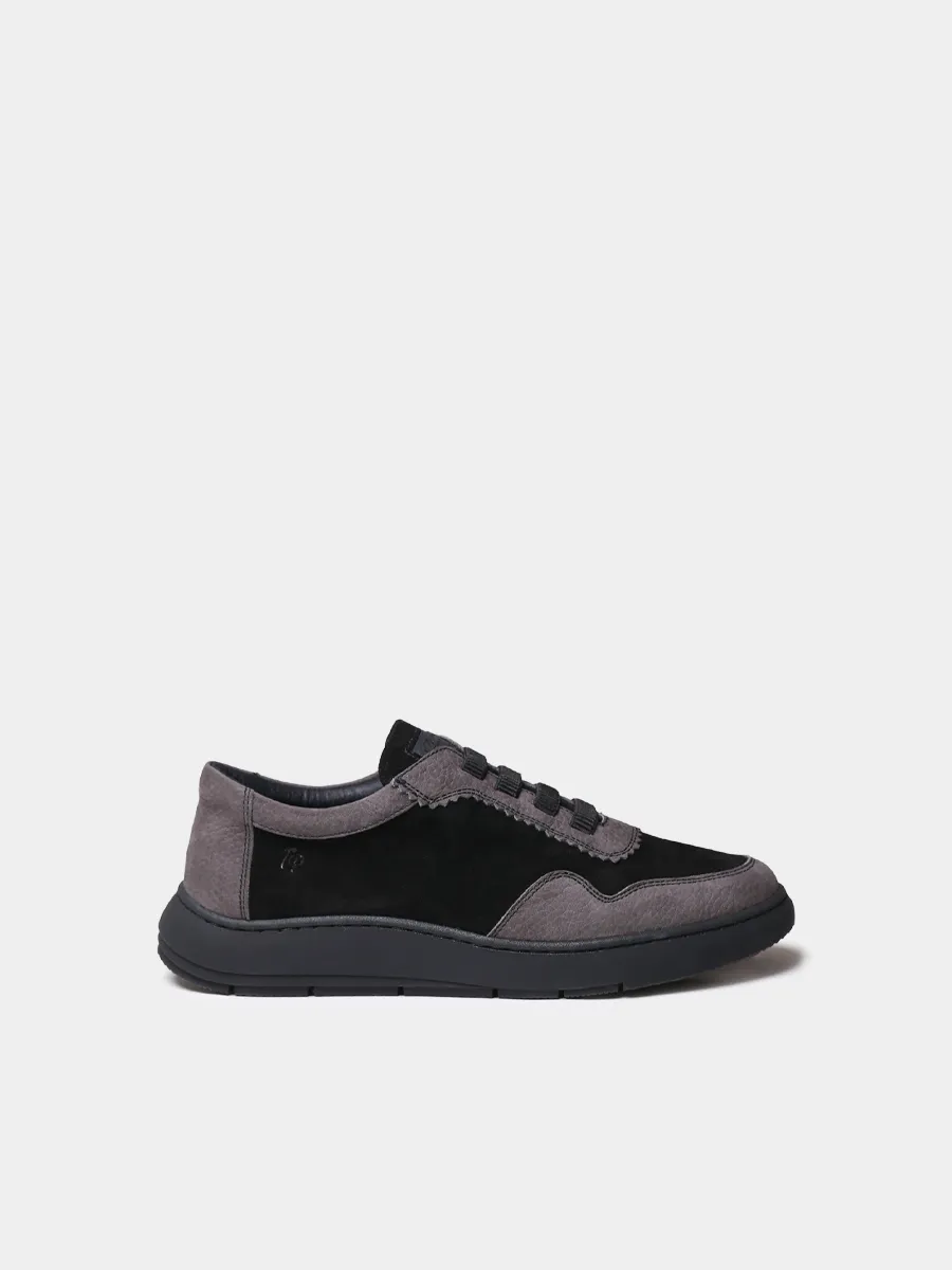 Zapatilla deportiva de mujer en serraje bicolor  | PRESTON